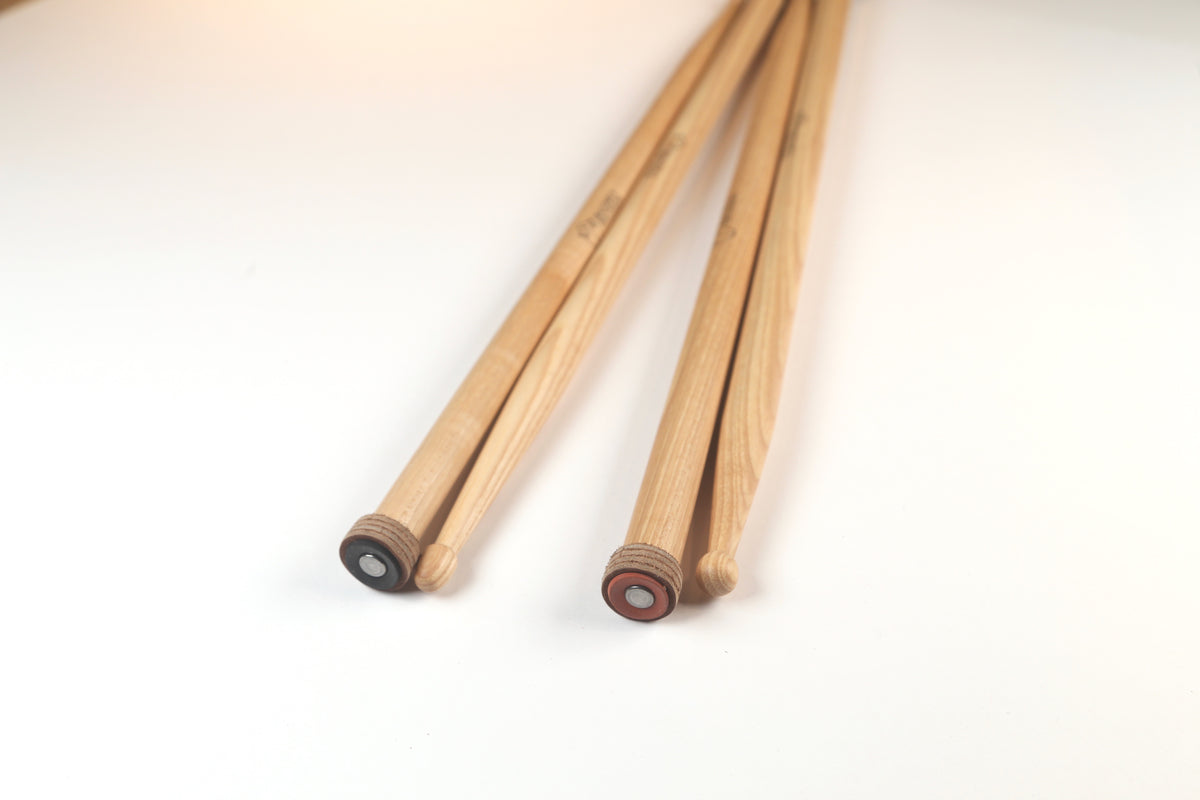 Hard Leather Swizzle Sticks (SWIZH) – Dragonfly Percussion